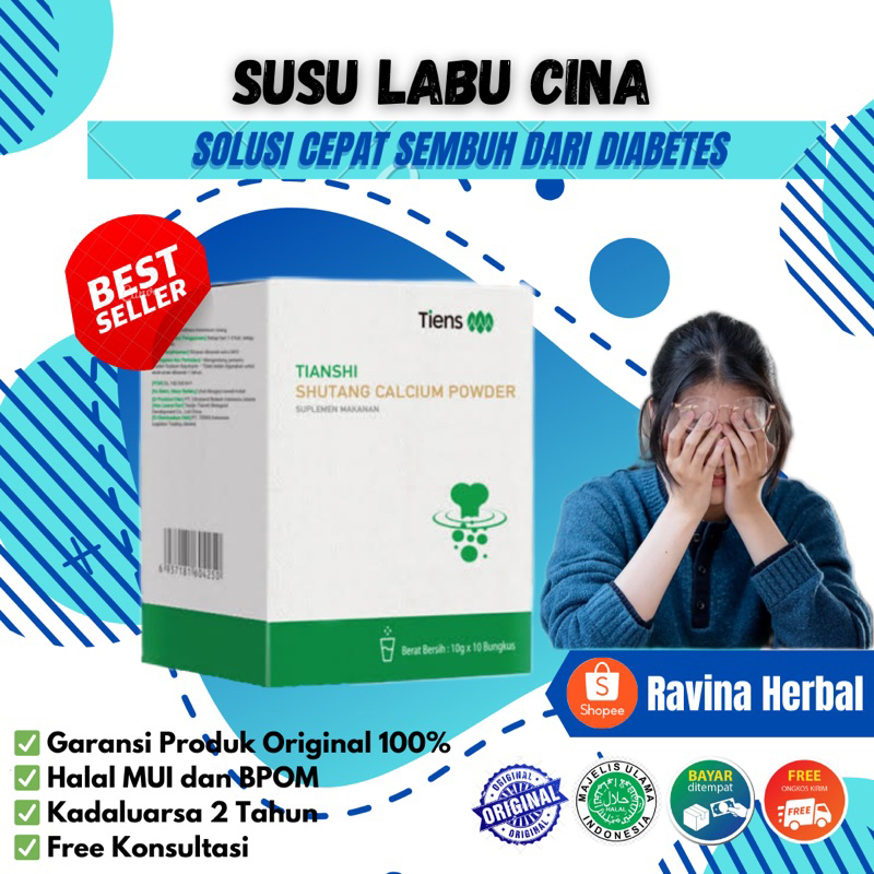 Jual Susu Labu Cina Untuk Diabetes Shutang Calcium Powder Original 100% ...