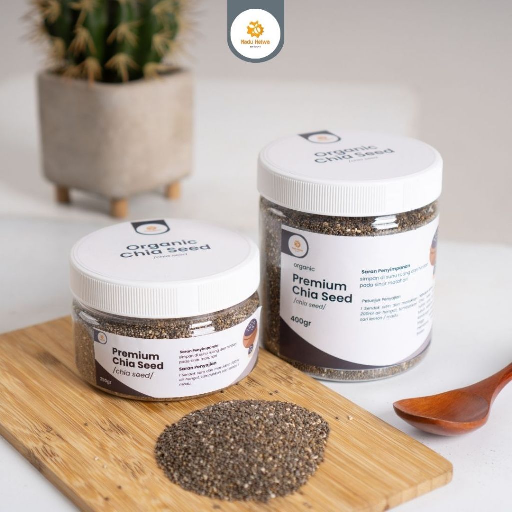 Jual Organic Black Chia Seed 400 gr Premium Biji Chiaseed Original ...
