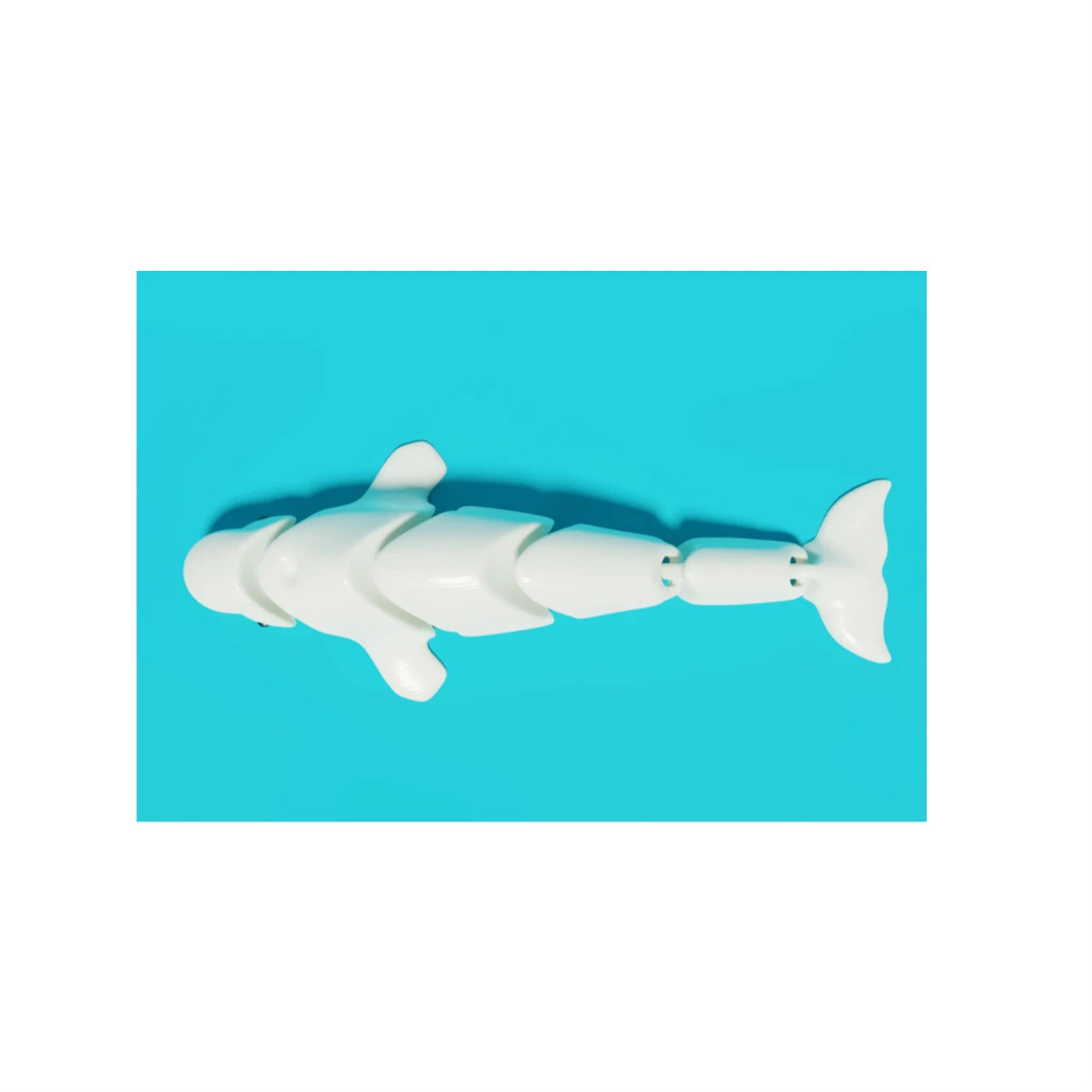 Jual Mainan Ikan Lumba lumba edukasi Articulated Beluga whale terlaris ...