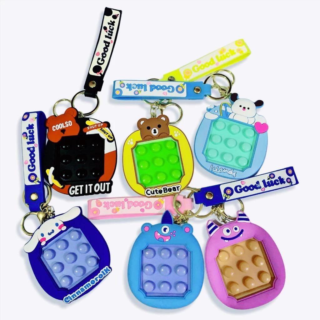 Jual KY34 Pop It - Premium Gantungan Kunci Sanrio tombol Pop it ...