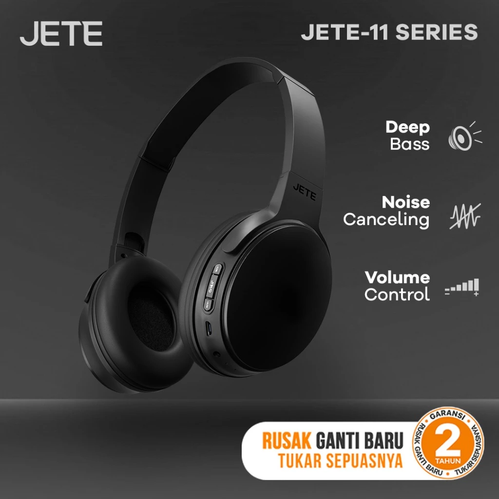Headset Bluetooth Headphone Bluetooth JETE 11 - Garansi 2 Tahun