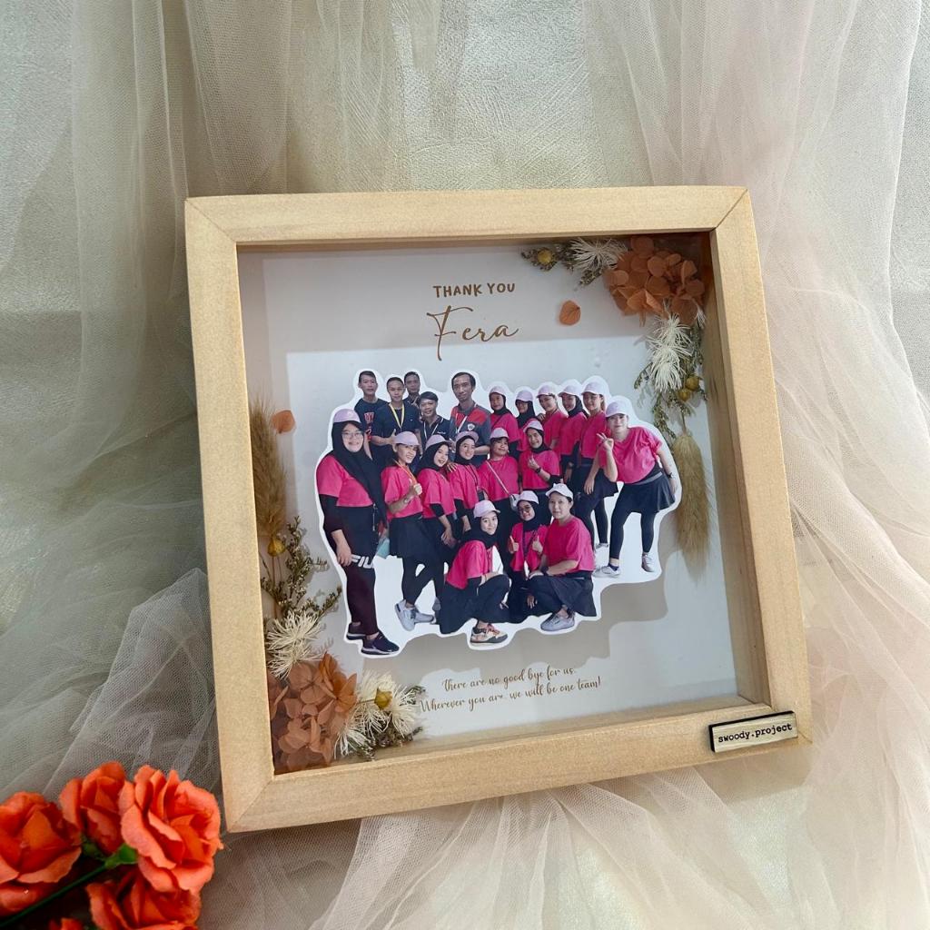 Jual DRIED FLOWER FRAME BECCA FRAME | HADIAH BINGKAI KAYU | KADO MURAH ...