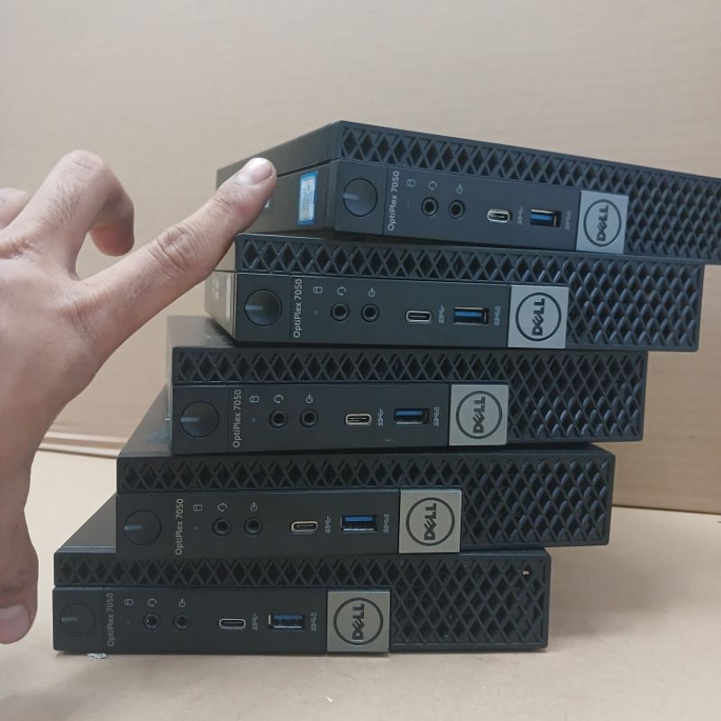 Murah Meriah Mini Pc Dell Optiplex 7050 Core i3-7100T Ram 16 Gb Ssd 256 Gb nvme Super Like neewww