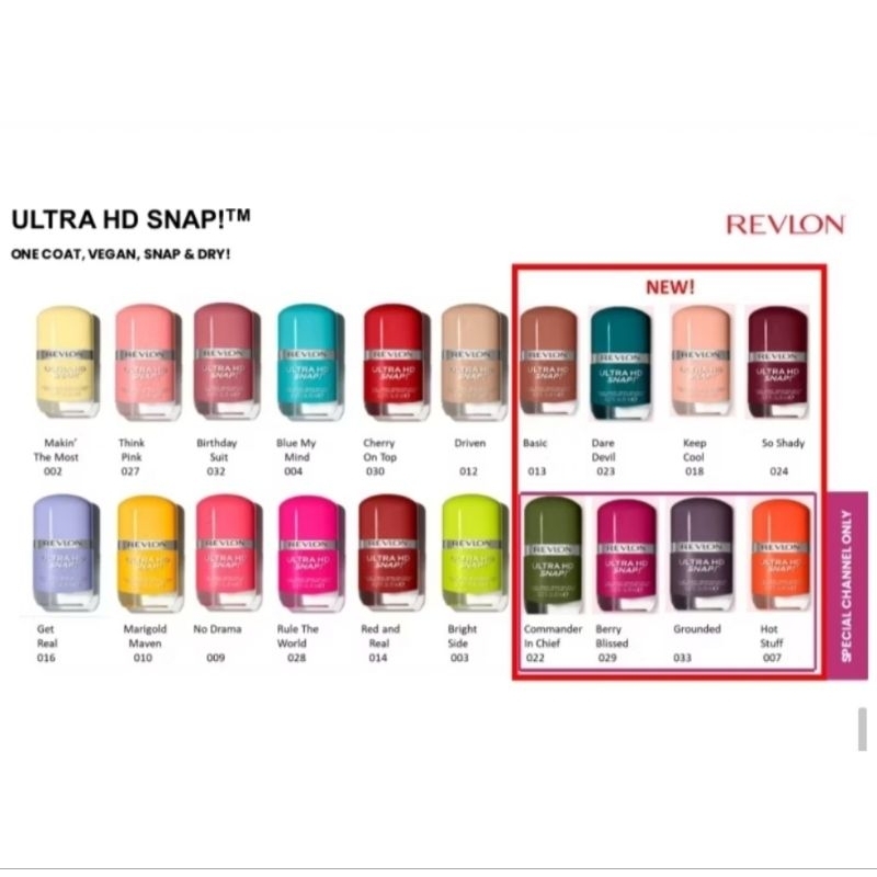 Jual Revlon Ultra HD Snap Nail Polish - Kutex Revlon - Kuteks Revlon ...