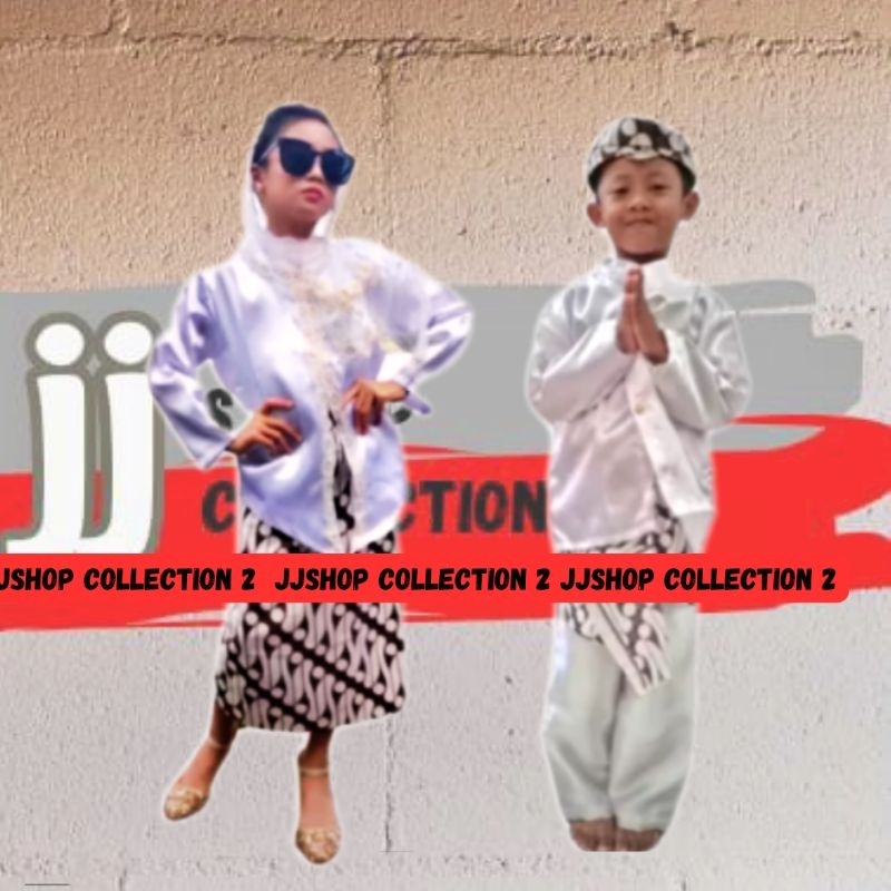 Jual SETELAN BAJU CAK DAN NING / BAJU TRADISIONAL JAWA BAJU ADAT