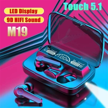 TWS Headset Bluetooh M10 Wireless Bisa Powerbank 3500mAh