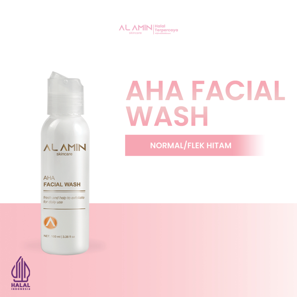 Jual Alamin AHA Facial Wash | Sabun Cuci Muka Kulit Normal/Flek Hitam ...