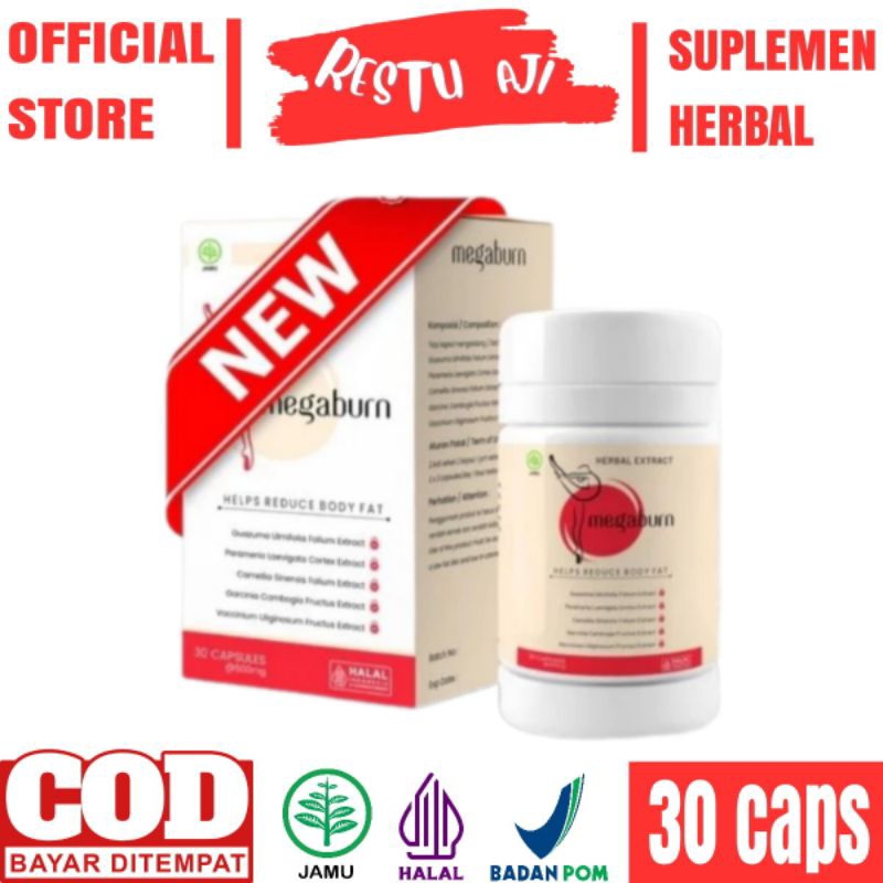 Jual Megaburn Helps Reduce Body Fat 100% Original - Megabun Asli ...