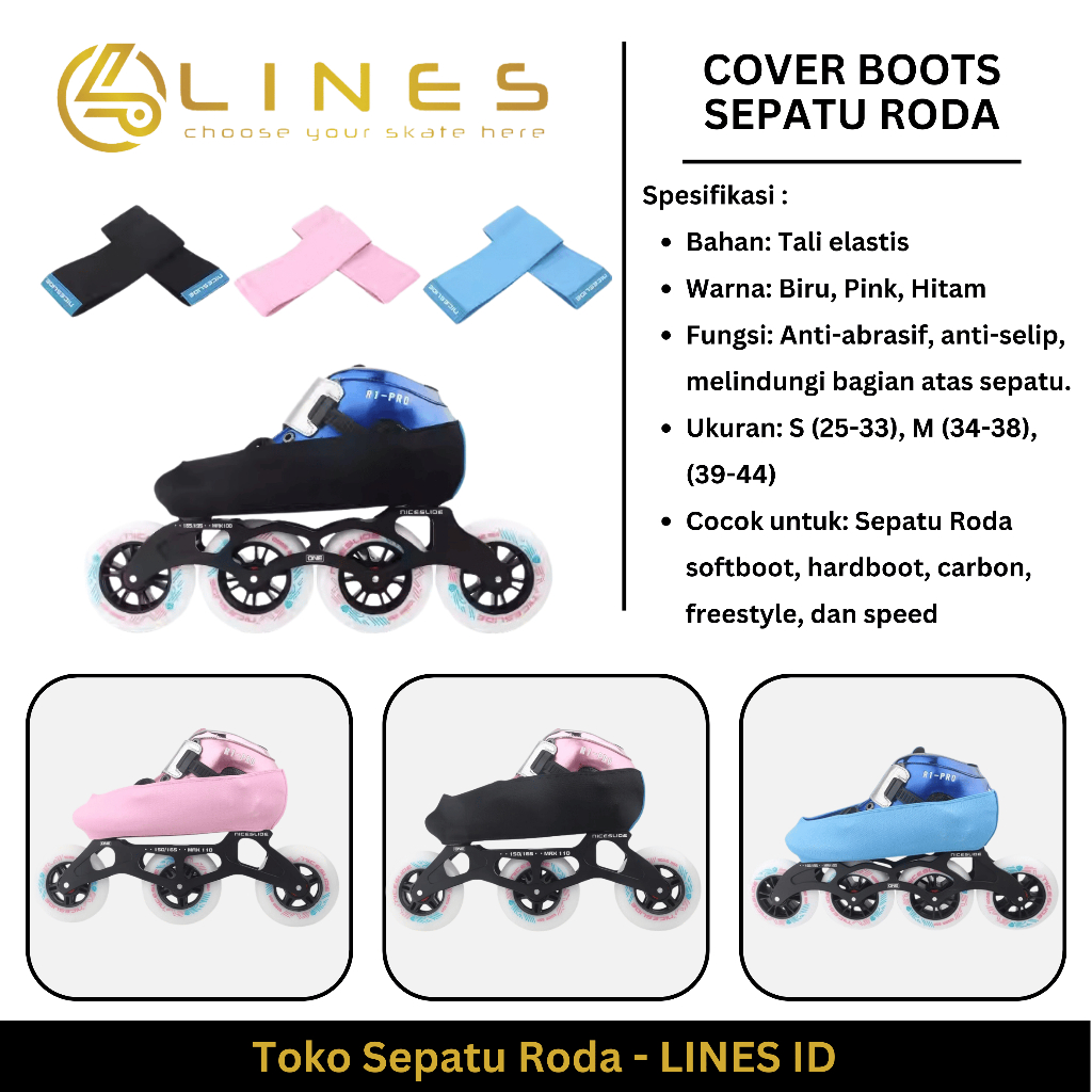 Jual SEPATU RODA COVER PELINDUNG BOOT INLINE SKATE FLYING EAGLE FR SEBA ...