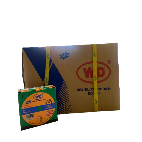 Jual WD Cutting Wheel T41 WA60SBF 4inchx1.2mm (isi 600 Pcs) | Shopee ...