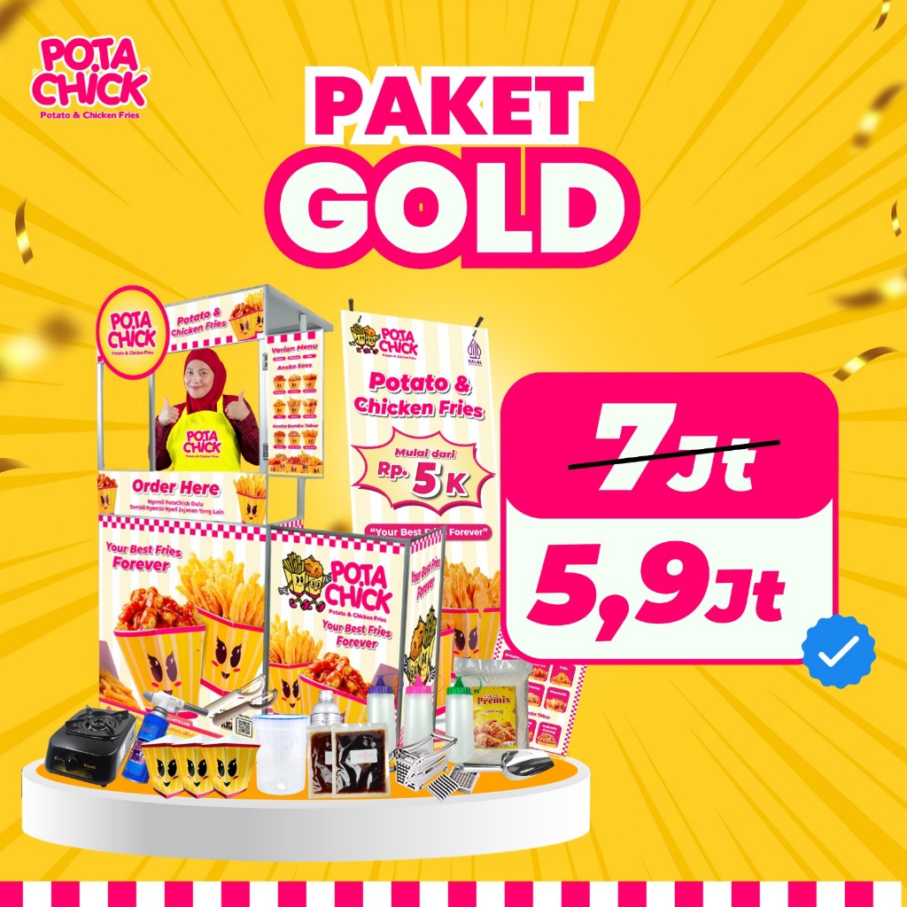 Jual Kemitraan Franchise Jajanan Murah Laris Kekinian Potachick - Paket ...