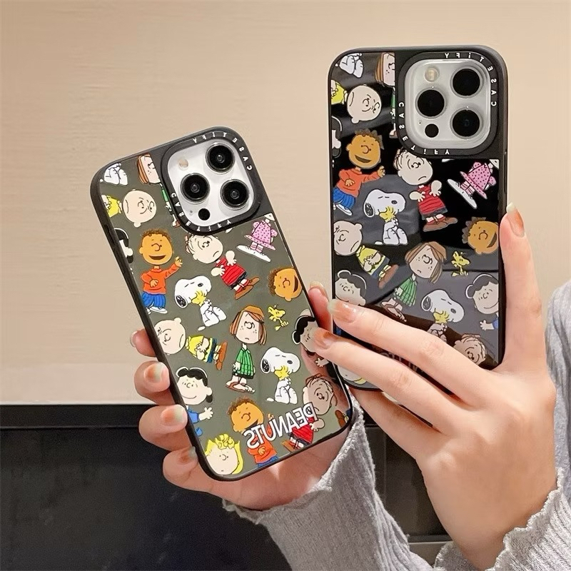 2024新商品 Casetify Peanuts Snoopy NEW Jual Magnetic Glass Mirror iPhoneアクセサリー