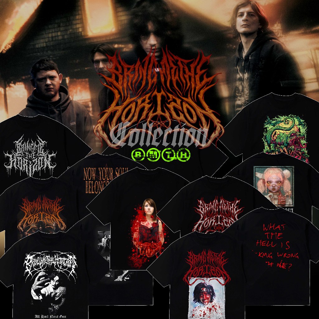 Jual Kaos Oversize Tebal Metal Band BRING ME THE HORIZON BMTH ...