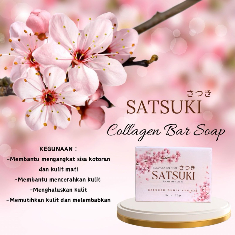 Jual Sabun Satsuki Collagen by Master Liem Original | Shopee Indonesia