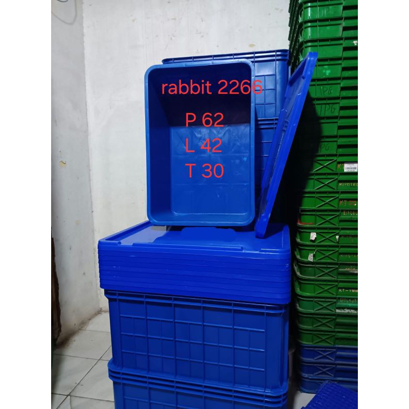 Jual box kontener bekas + tutup ( rabbit 2266) | Shopee Indonesia