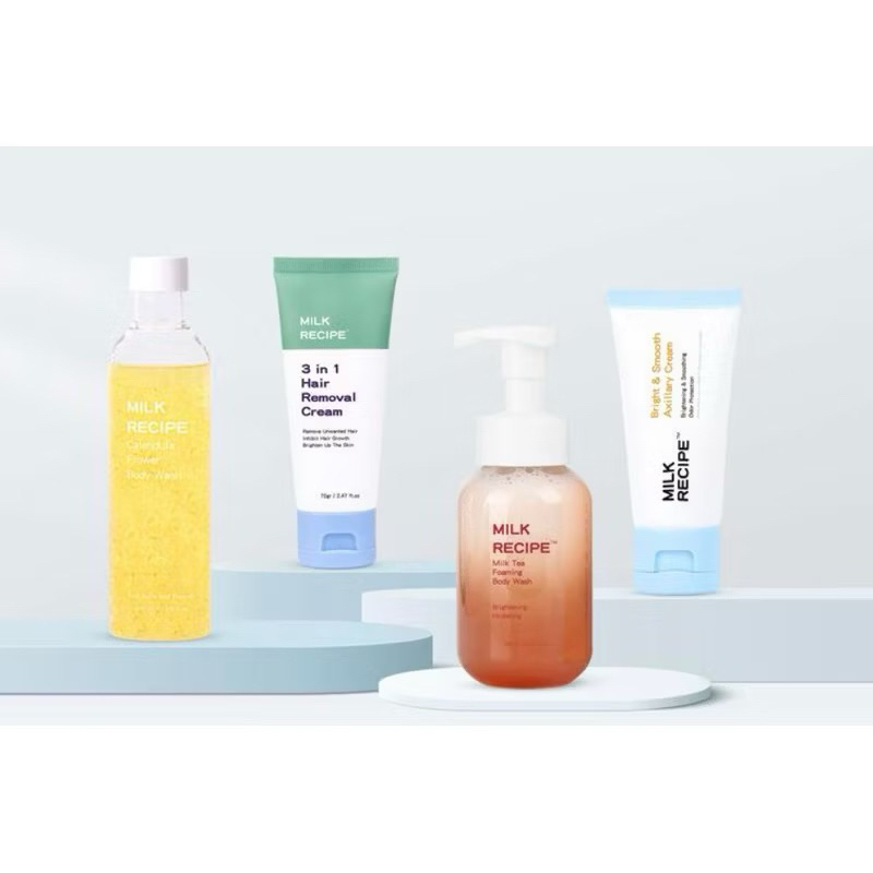 Jual Milk Recipe 4in1 Hair Removal Cream Krim Waxing NonIrritating