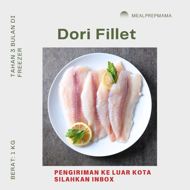 Jual Dori Fillet Premium Besar 1kg Glazing 15-20% | Untuk Fish and Chip ...