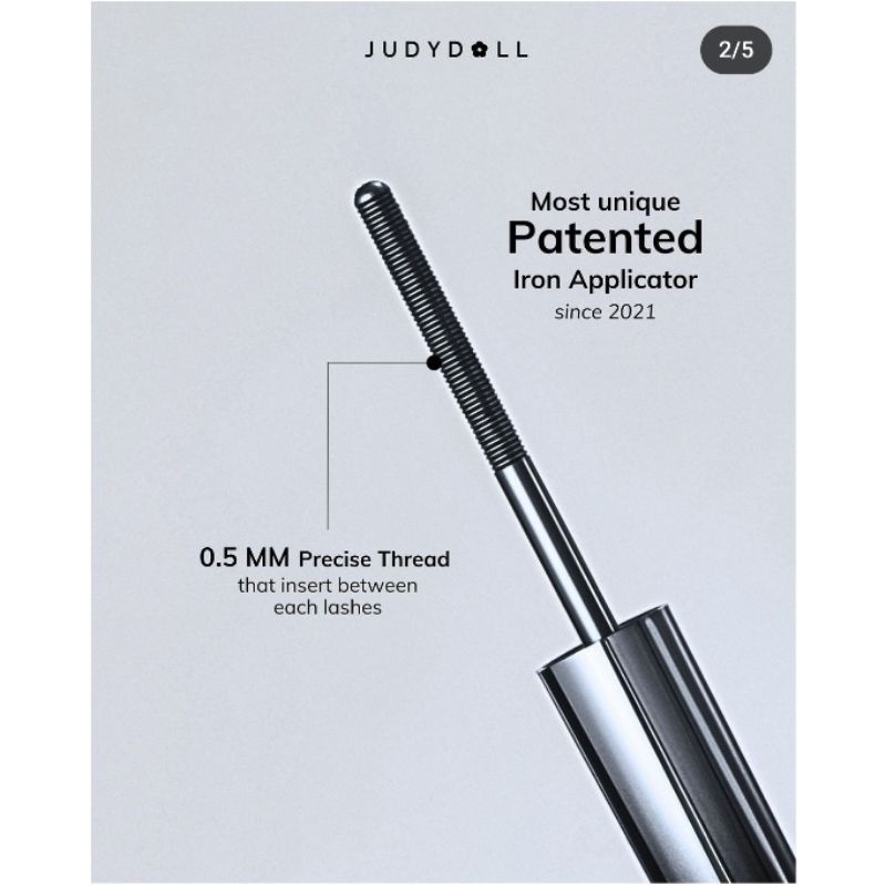 Jual Judydoll Iron Mascara (Maskara Besi Waterproof, Smudgeproof, Anti ...