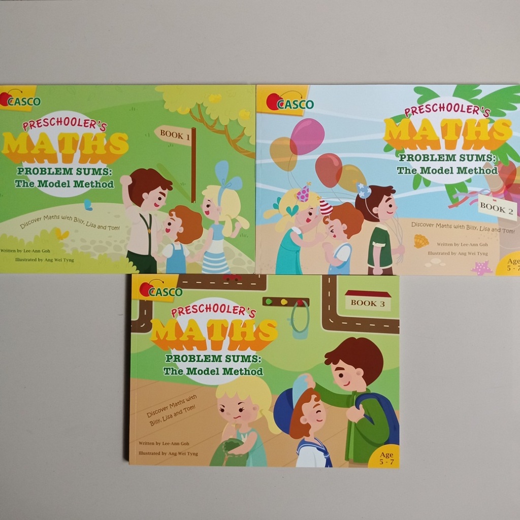 Jual PRESCHOOLER’S MATHS PROBLEM SUMS BOOK 1 - 3 | Shopee Indonesia