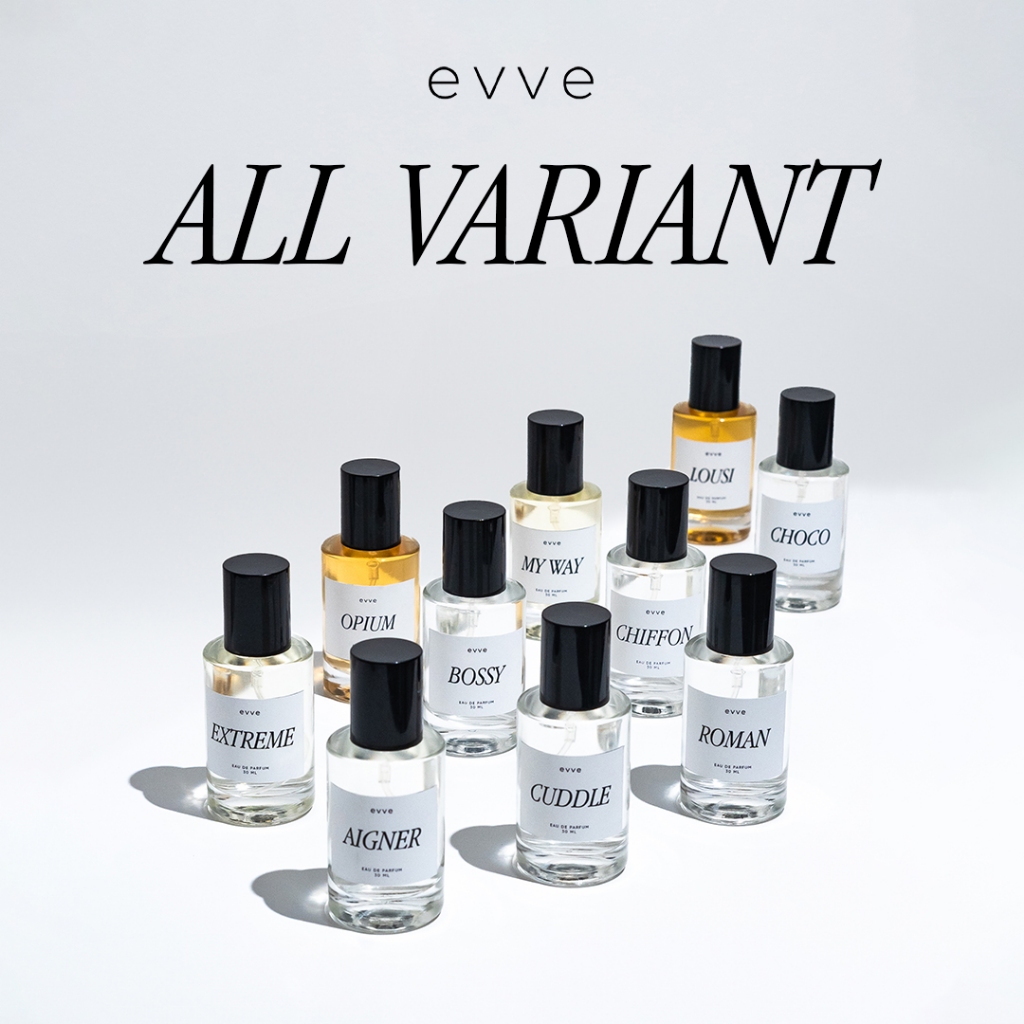 Jual EVVE - All Varian 30ml Parfum Unisex Pria Wanita Tahan Lama ...
