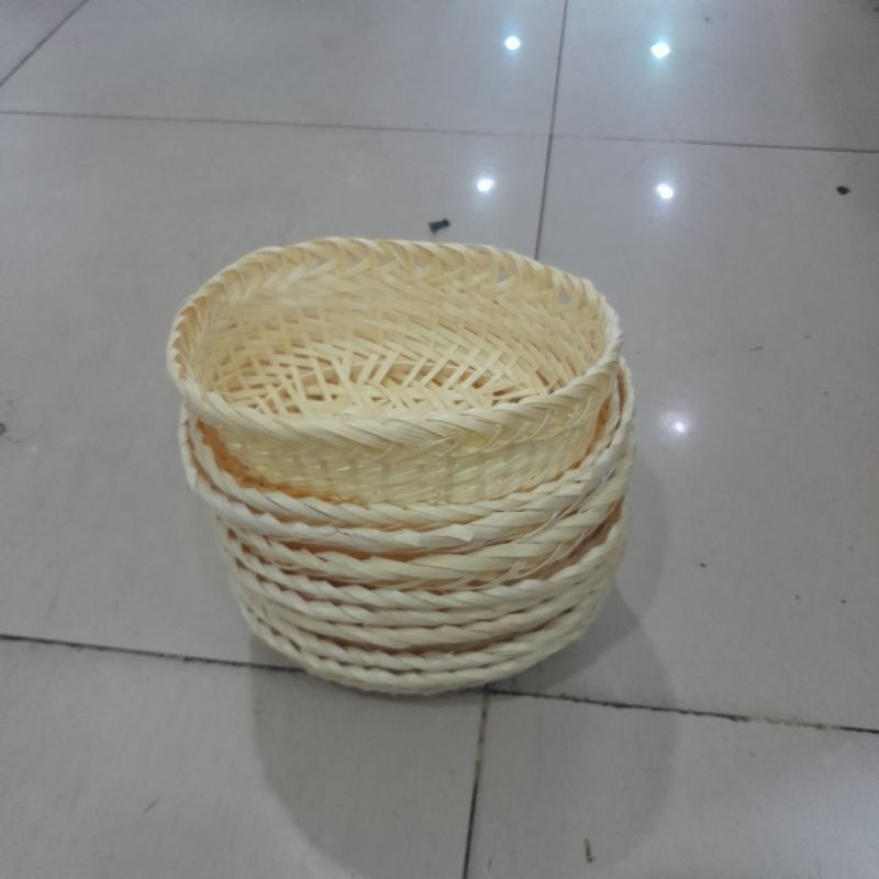 Jual keranjang bahan bambu Rotan uk lebar 15 cm/ Panjang 20 cm / Tinggi ...