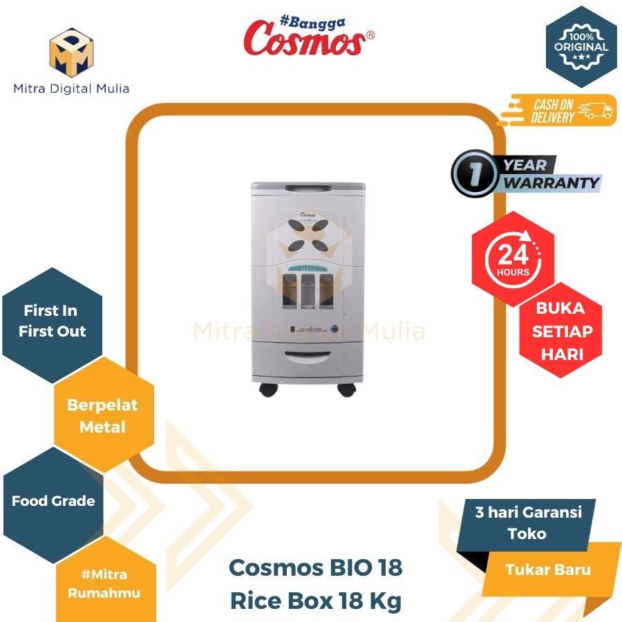 Jual Cosmos BIO 18 Rice Box 18 Liter | Shopee Indonesia