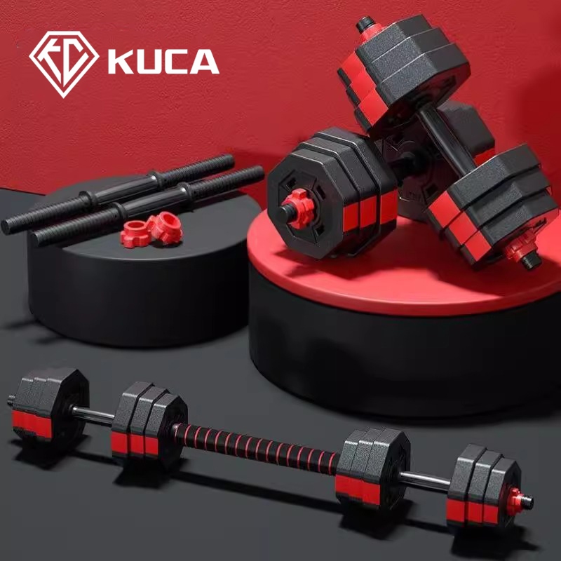 Jual KUCA /Dumbbell Set 20KG Dumbbell Barbel Set 3 IN 1Multifunctional ...