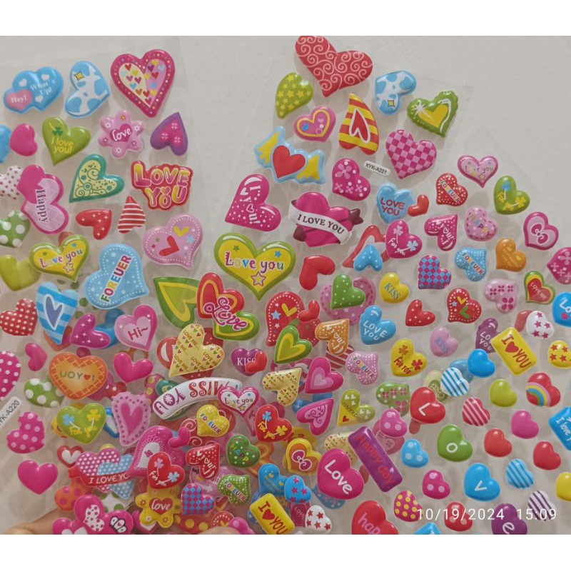 Jual Stiker timbul LOVE / HATI 7x19cm | Shopee Indonesia