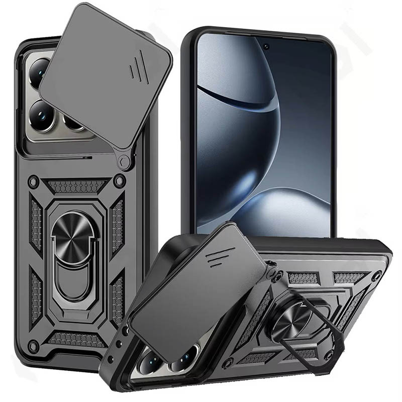 Jual Armor Lens Ring Case Xiaomi 14T - Camshield Stand Ring Hybrid PC ...