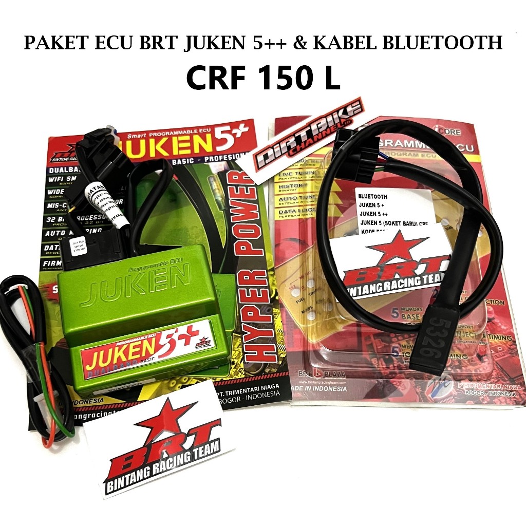 Jual ECU BRT JUKEN 5 CRF 150 Racing Turbo Dualband & KABEL BLUETOOTH |  Shopee Indonesia