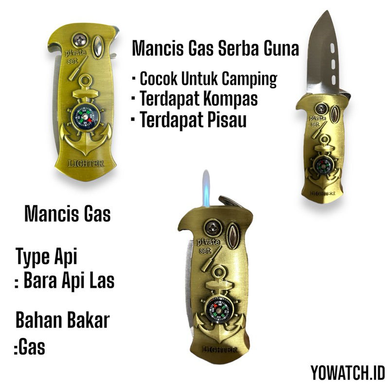 Jual Mancis Gas Serba Guna Cocok Untuk Camping Atau Darurat | Api Bara ...