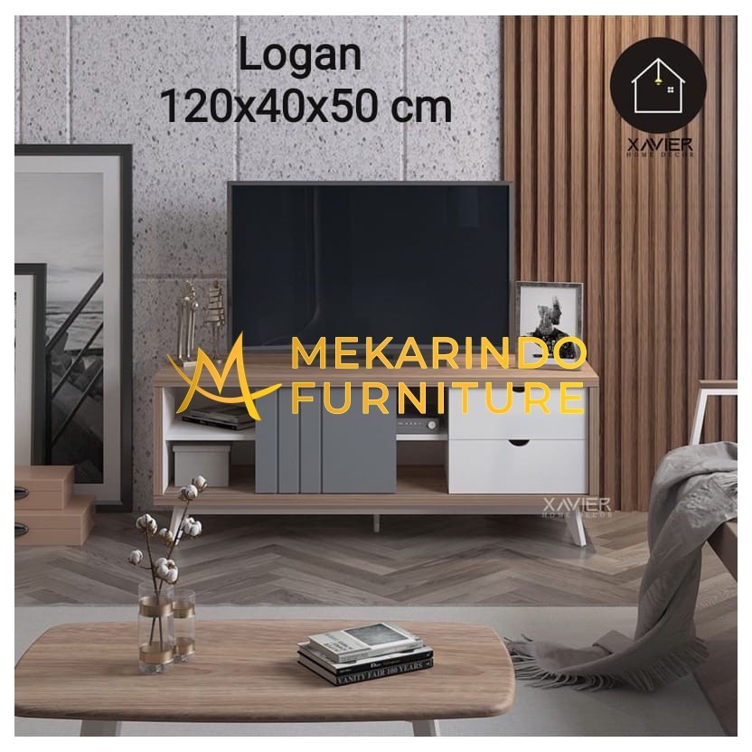 Jual Xavier Rak TV Minimalis Logan | Shopee Indonesia