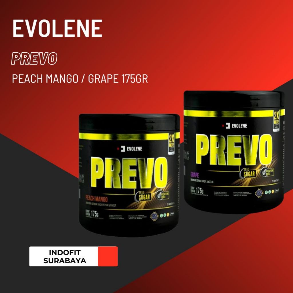 Jual Evolene Prevo PREWORKOUT 175gr Isi 25 Sachet Pre-Workout Zero ...