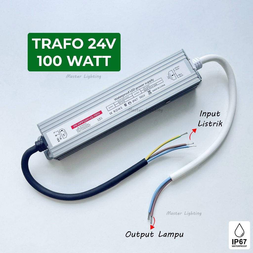 Jual Adaptor led 24v 100w 120w 200w 300w 400w waterproof power supply ...