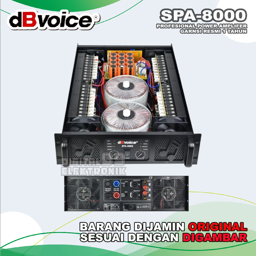 Jual Power Amplifier Class GB DB VOICE SPA8000 | SPA 8000 | SPA-8000 ...