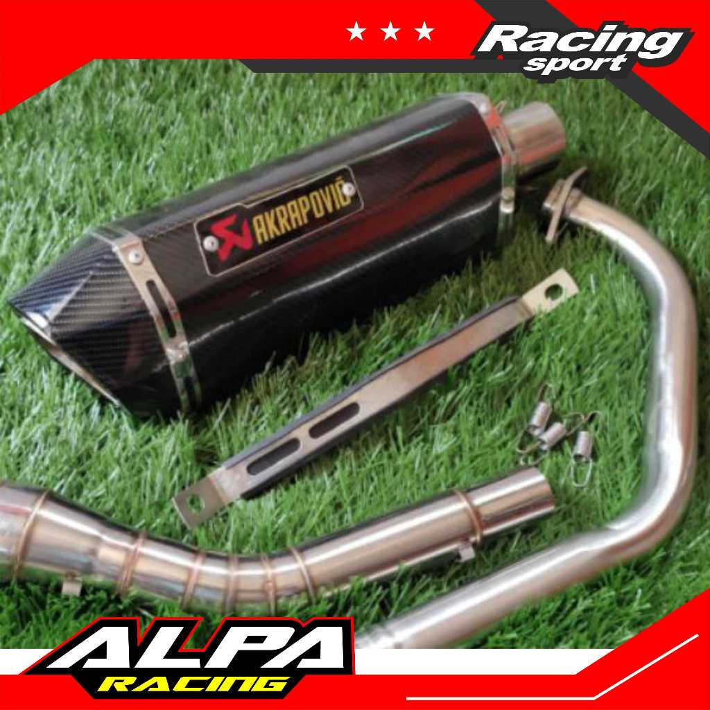 Jual KNALPOT RACING AKRAPOVIC BASS EMPUK PNP VIXION R15 CBR CB GSX FU ...