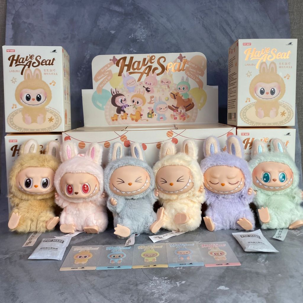 POP MART Labubu 2TH Have A Seat SISI Plush Vinyl Doll Action Toy Confirmed  | eBay