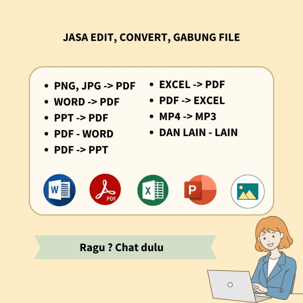 Jual jasa edit gabung konversi file pdf gambar ppt word excel
