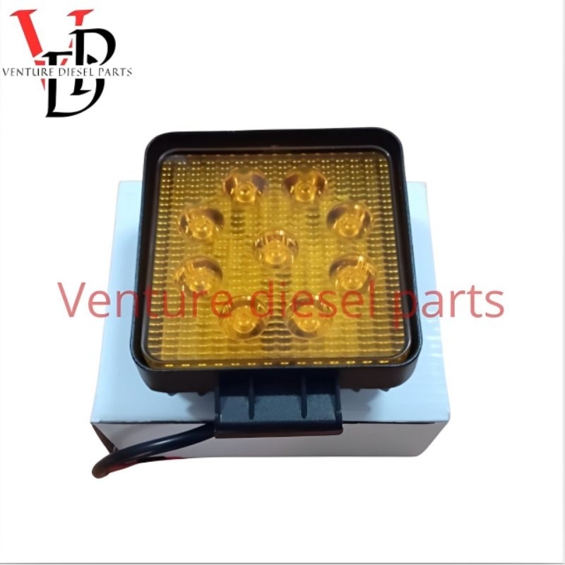 Jual Lampu Sorot Work Lamp LED Kuning 9 Titik / Mata 48 Watt | Shopee ...