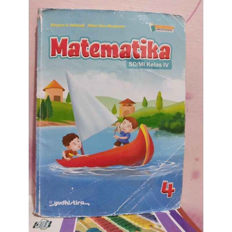 Jual buku matematika kelas 4 IV sd mi yudhistira kurikulum merdeka ...