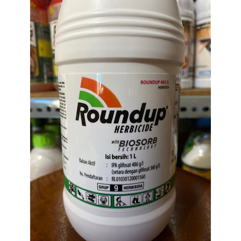 Jual Herbisida Sistemik Roundup Biosorb 486 SL Kemasan 1 Liter | Shopee ...