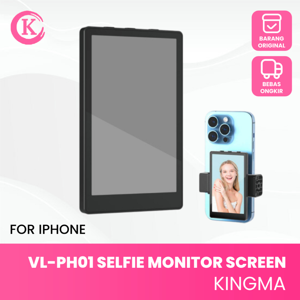 SYNCO XView M4 Wireless Magnetic Phone Monitor – Use Rear Camera For Vlogging, Live Streaming, TikTok (iPhone/Android)