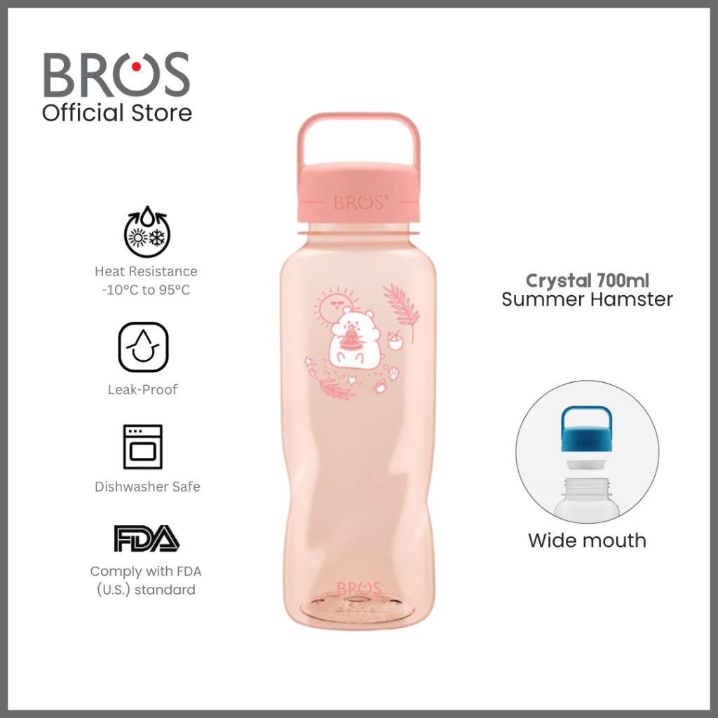 Jual BROS Crystal - Summer Hamster 700ml Botol Minum | Shopee Indonesia