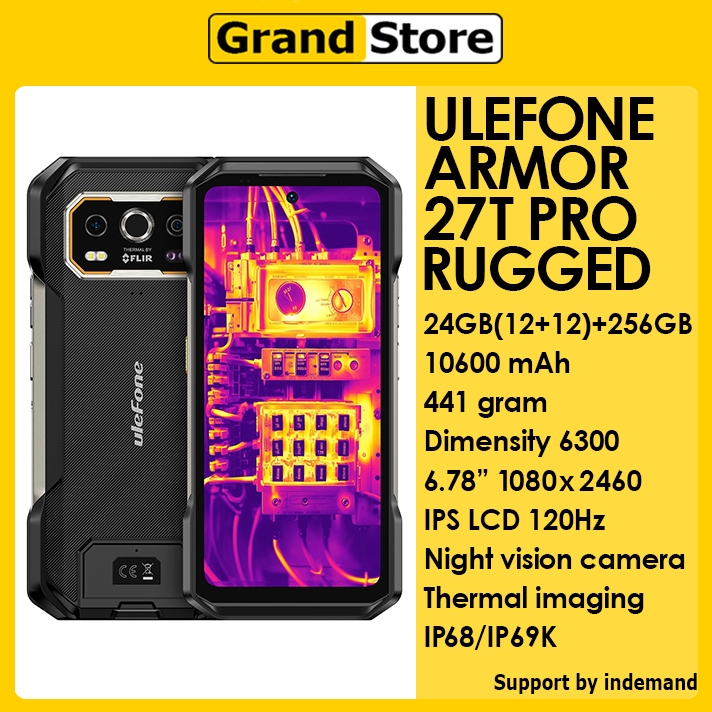 Jual Ulefone Armor 27T PRO 5G 24GB+256GB Night vision Thermal imaging