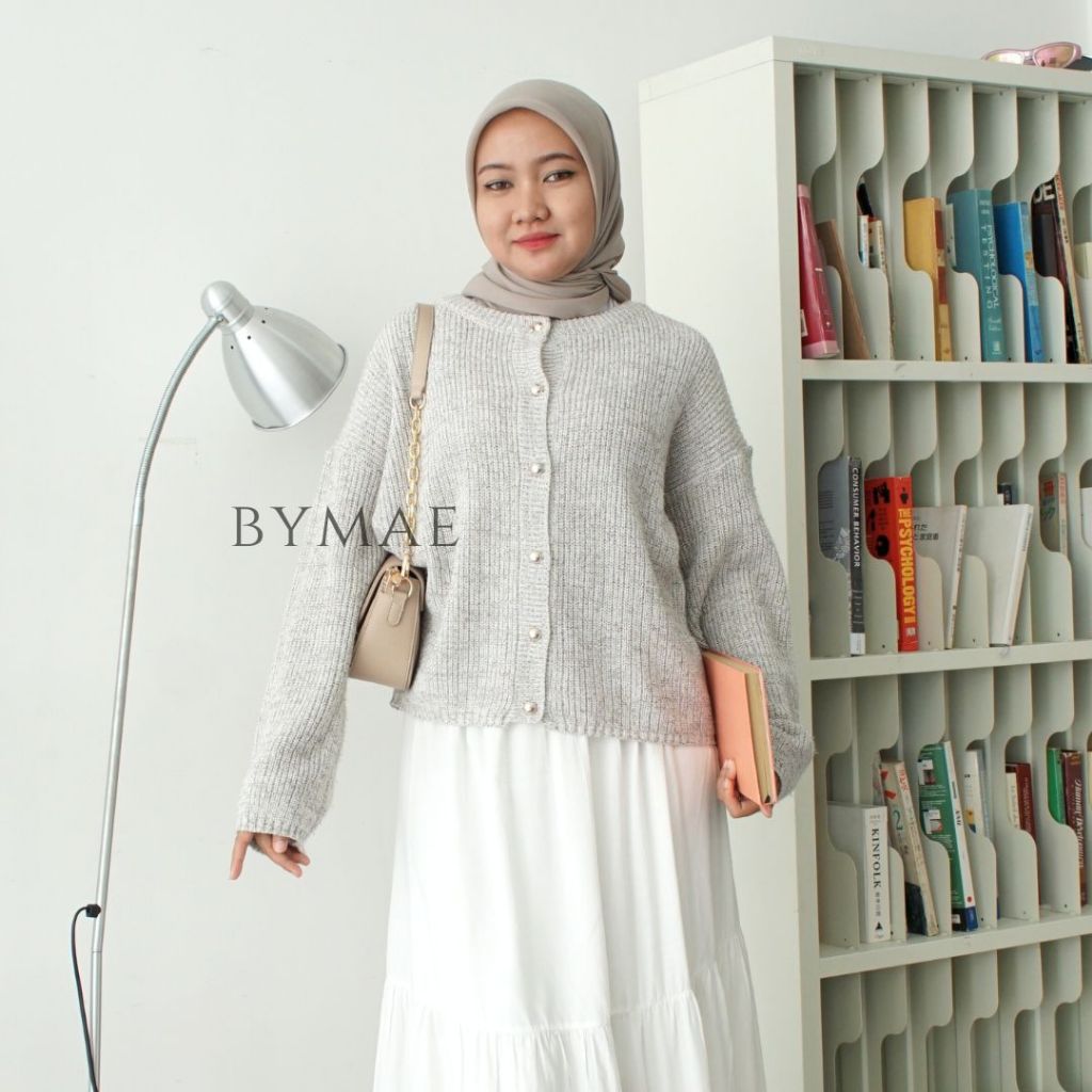 Jual Kamaree Cardigan Rajut - Atasan Wanita Rajut Sweater - Kardigan ...