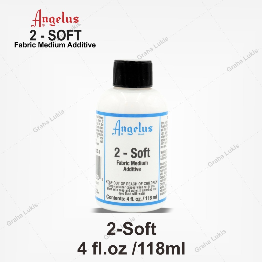 Angelus 2-Soft Fabric Medium – Zachte Stoffen Additief 4 Oz Voor Sneaker Voeringen & Textile