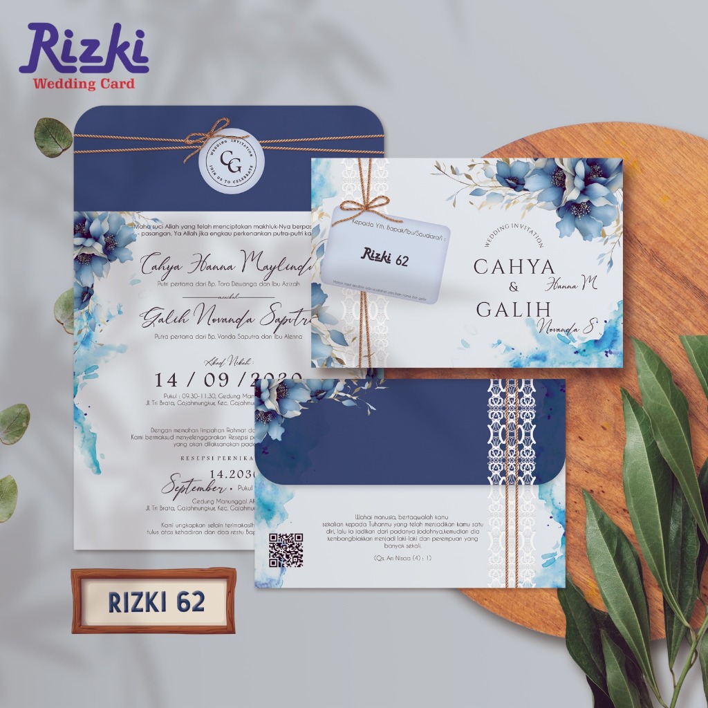rizki Jual Blangko Undangan Rizki 62 Terbaru harga murah | Shopee Indonesia