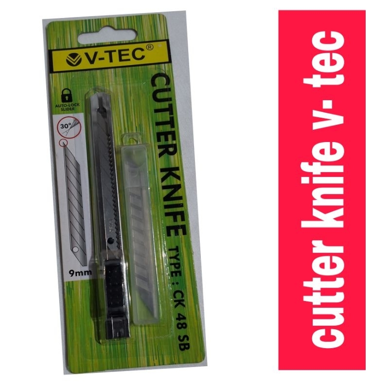 Jual V- tec cutter knife type CK 48 SB | Shopee Indonesia