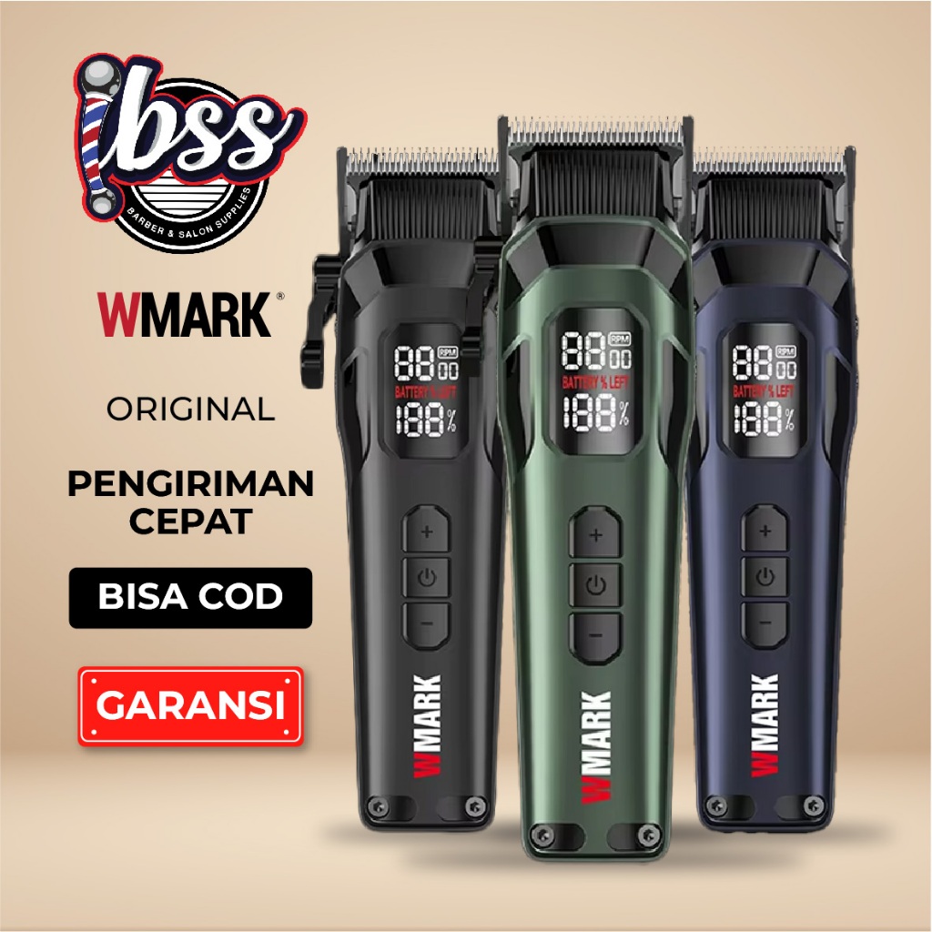 Jual WMARK NG-8080 CLIPPER CORDLESS 7000 - 9000 RPM / PROFESSIONAL ...