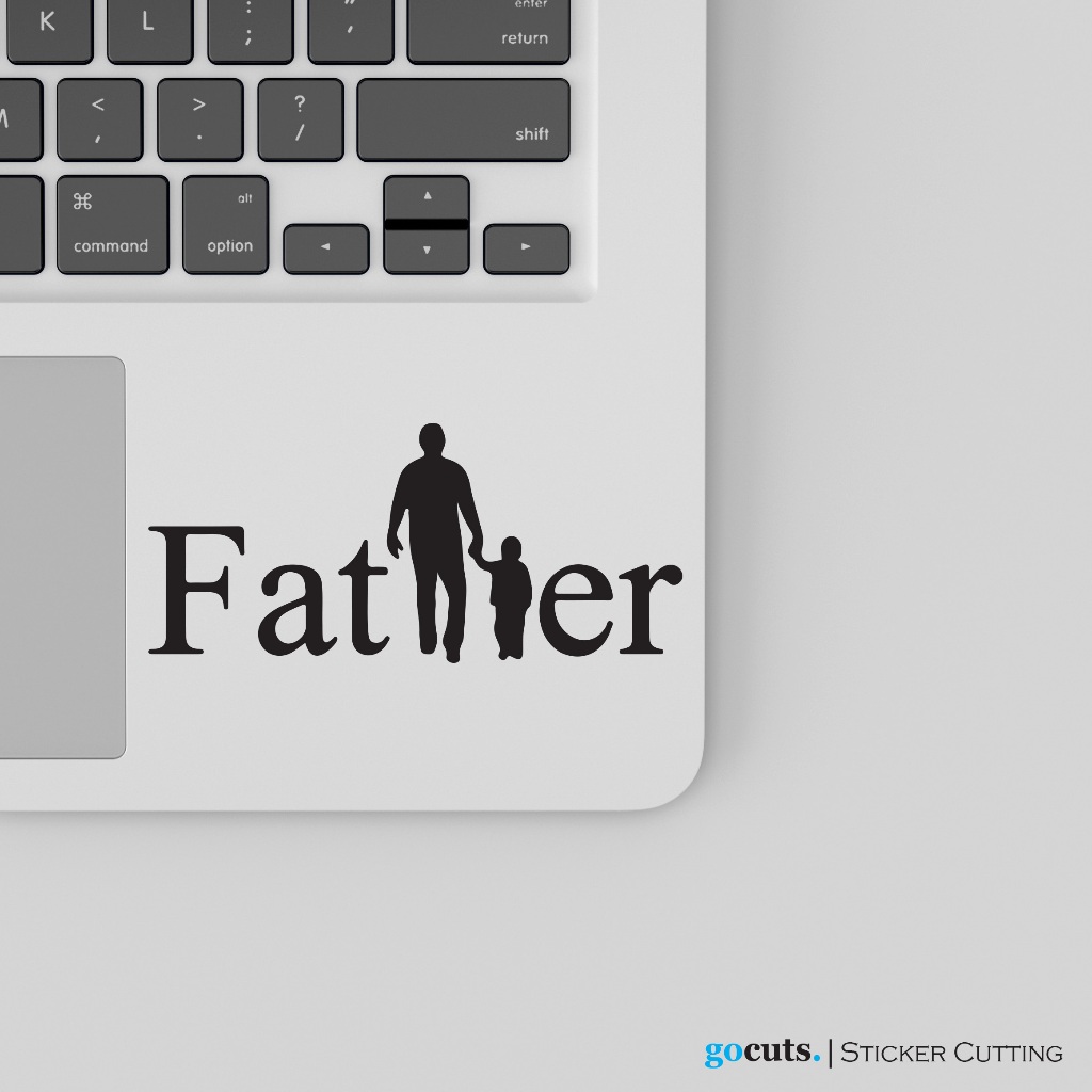 Jual Stiker Laptop Father Cutting Sticker Custom | Shopee Indonesia